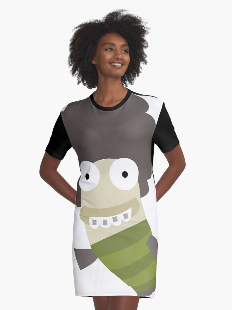 Oscar  Fish Hooks Graphic T-Shirt Dress for Sale by