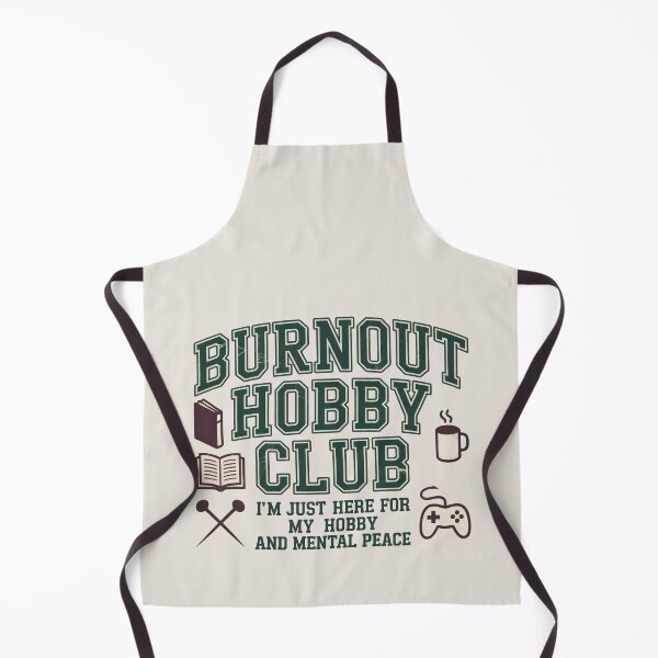 Item preview, Burnout Hobby Club Funny Mental Health Design designed and sold by WikaKowalczyk.