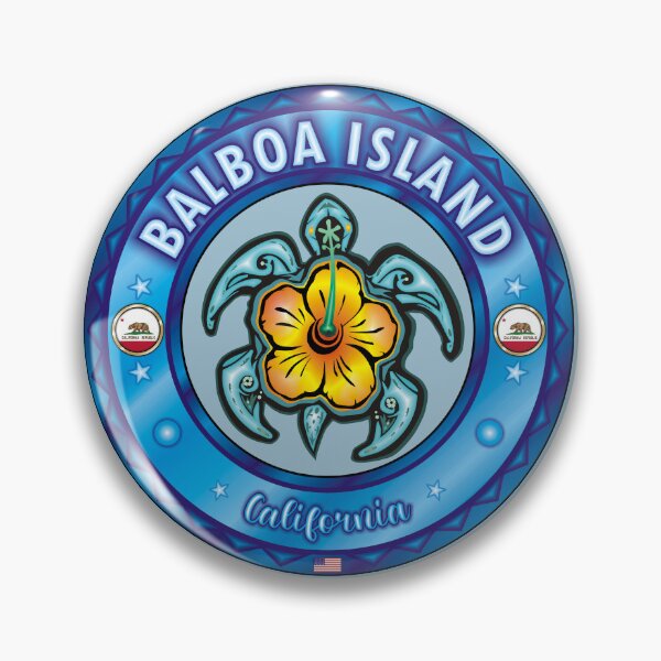 Item preview, Balboa Island Ca California sea turtle hibiscus designed and sold by studioss76.