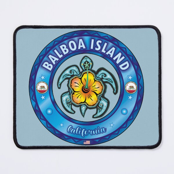 Item preview, Balboa Island Ca California sea turtle hibiscus designed and sold by studioss76.