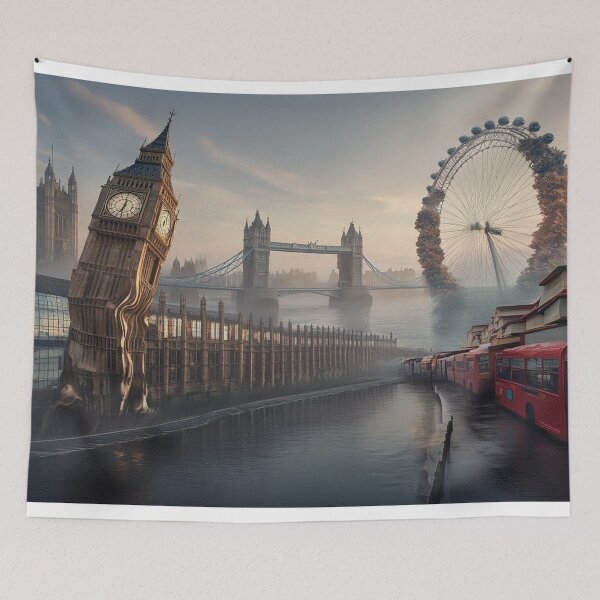 Item preview, Surreal London Cityscape designed and sold by LCPcreations.