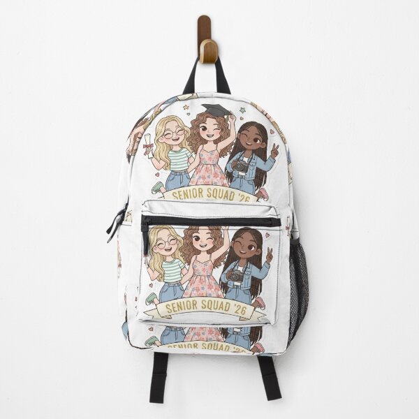 Item preview, High School Senior Squad 2026 Cute Graduation Girls Sticker | Best Friends Grad Squad PNG | Class of 2026 Gift Idea designed and sold by Bhaskar Digital Art.