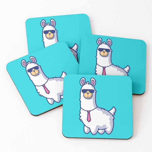 Item preview, Cool Llama with Sunglasses and Tie Boss Alpaca designed and sold by Heatltyyu.