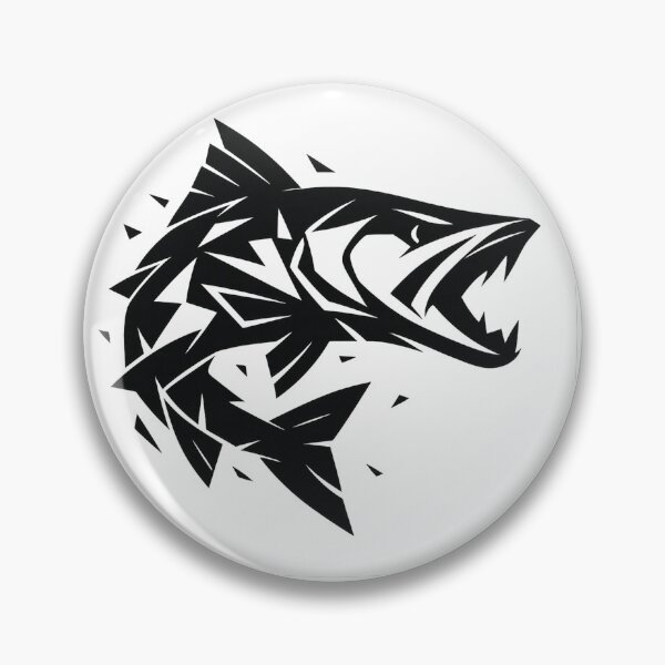 Item preview, Abstract Predator Fish Design – Modern Fishing Art designed and sold by Digal92.
