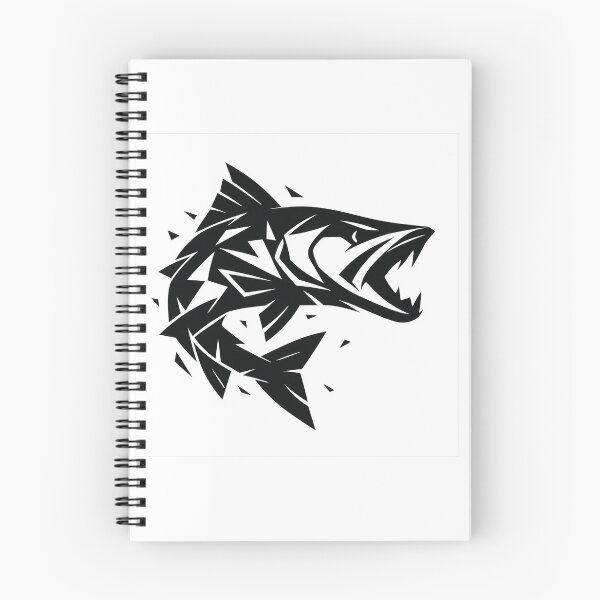 Item preview, Abstract Predator Fish Design – Modern Fishing Art designed and sold by Digal92.