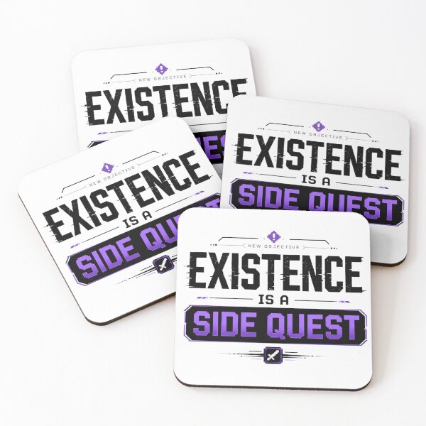 Item preview, Existence Is A Side Quest Gamer Philosophy Funny RPG designed and sold by the-dovlat.