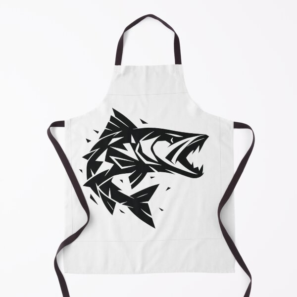 Item preview, Abstract Predator Fish Design – Modern Fishing Art designed and sold by Digal92.