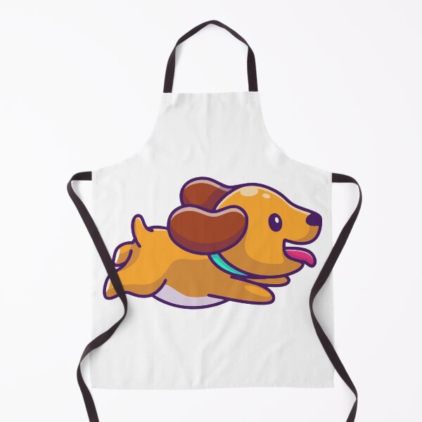 Item preview, Happy Golden Puppy Dog Running Fast Cartoon designed and sold by Heatltyyu.