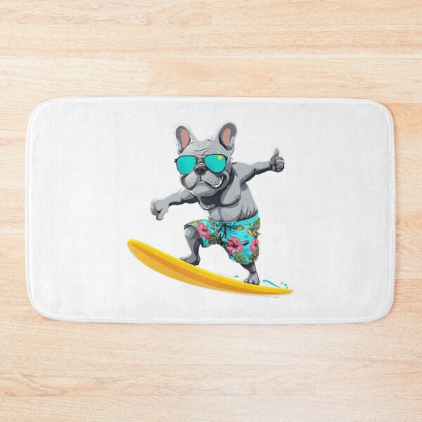 Item preview, Hang Ten Benji: The Surfing French Bulldog designed and sold by ArtisticDesignsbyLinda.