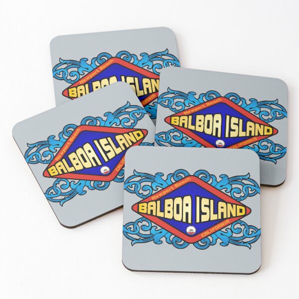 Item preview, Balboa Island Newport Beach California retro sign designed and sold by studioss76.