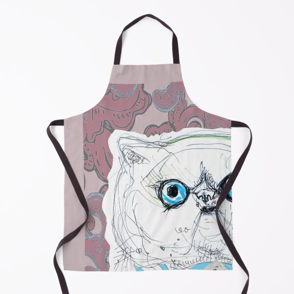 Item preview, Diamond Necklace Cat  (Drawing by ACCI) designed and sold by VanyssaGraphics.