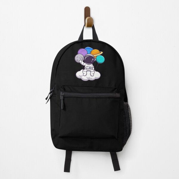 Item preview, Cute Astronaut Sitting on Cloud with Planet Balloons designed and sold by Heatltyyu.