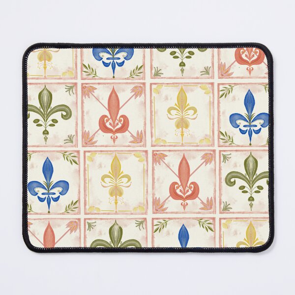 Item preview, Tuscan Summer - Fleur de Lis Tile designed and sold by FeeArtDesign.