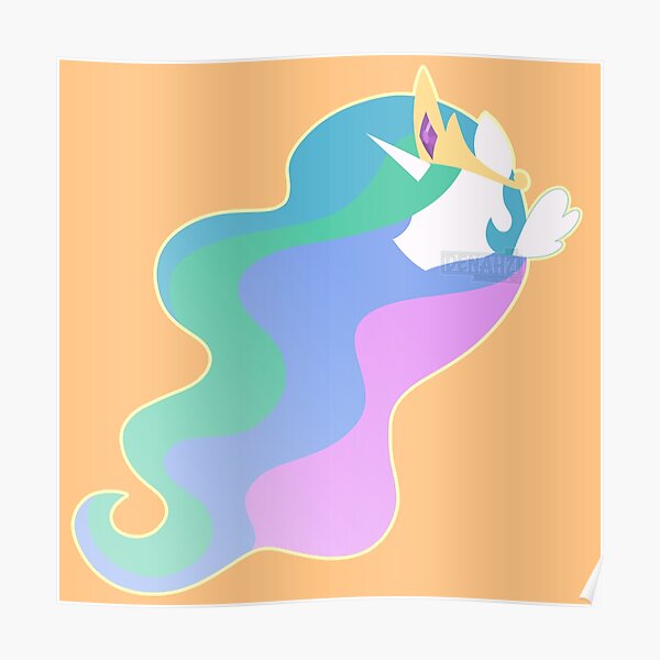 Poster Prinzessin Celestia Redbubble