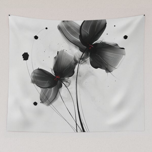 Item preview, Black Rose – Dark Aesthetic Minimal Elegance designed and sold by VelvetThornsArt.