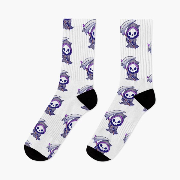 Item preview, Cute Grim Reaper Chibi Death with Scythe designed and sold by Heatltyyu.