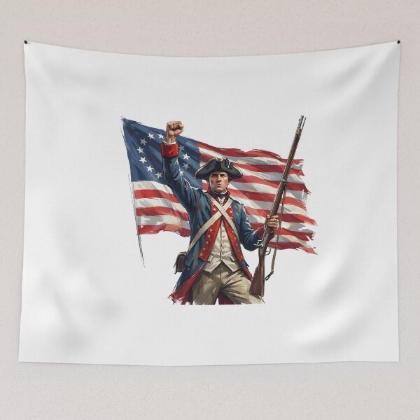 Item preview, American Patriot Soldier 1776 Revolution designed and sold by HUTEND.
