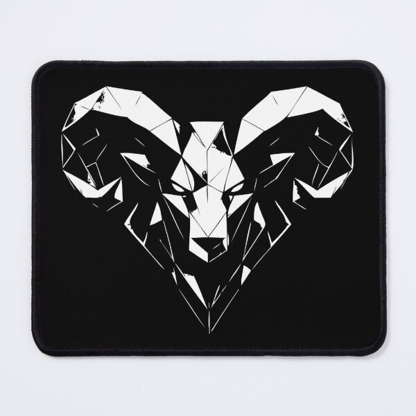 Item preview, Geometric Ram Aries – Strength & Courage designed and sold by ElvisU.