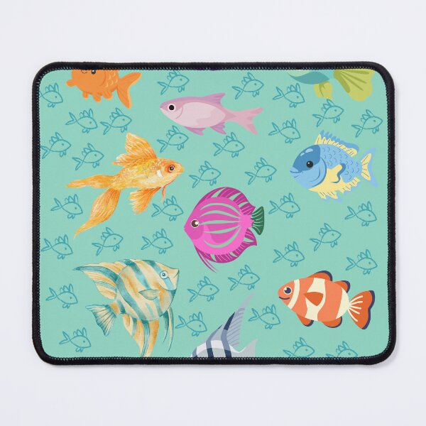 Item preview, Colorful Fish Pattern designed and sold by ColorNest Designs.