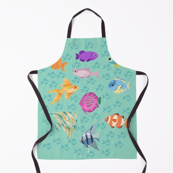 Item preview, Colorful Fish Pattern designed and sold by ColorNest Designs.