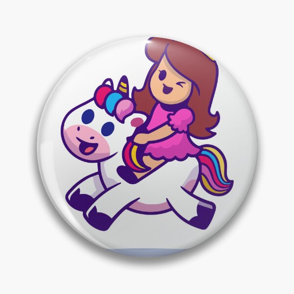 Item preview, Little Princess Riding a Magic Unicorn designed and sold by Heatltyyu.