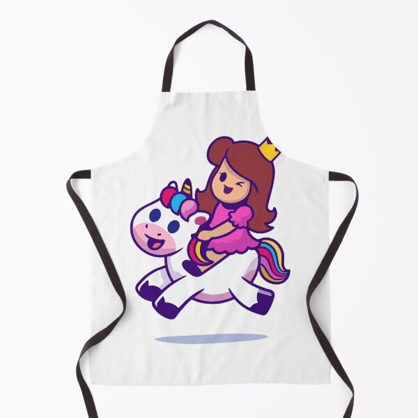 Item preview, Little Princess Riding a Magic Unicorn designed and sold by Heatltyyu.