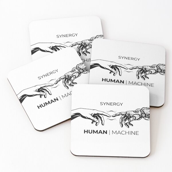 Item preview, Human and AI Synergy - The Creation of Technology designed and sold by Neonpawse.