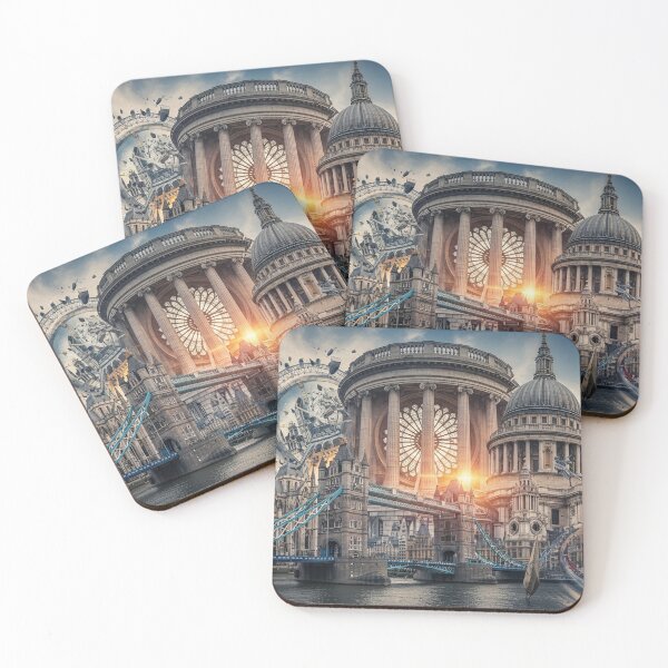 Item preview, Surreal London Landmarks Montage designed and sold by LCPcreations.