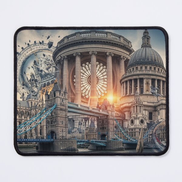 Item preview, Surreal London Landmarks Montage designed and sold by LCPcreations.