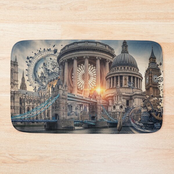 Item preview, Surreal London Landmarks Montage designed and sold by LCPcreations.