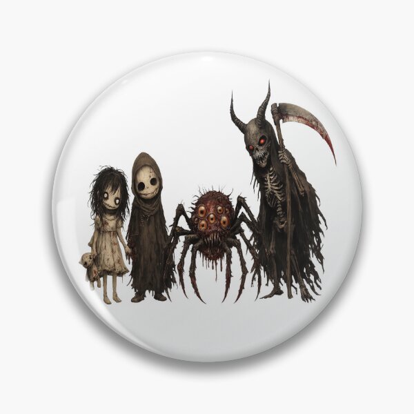 Item preview, Creepy Horror Friends Vol. 2 - Dark Gothic Nightmare Art designed and sold by myforestfog.