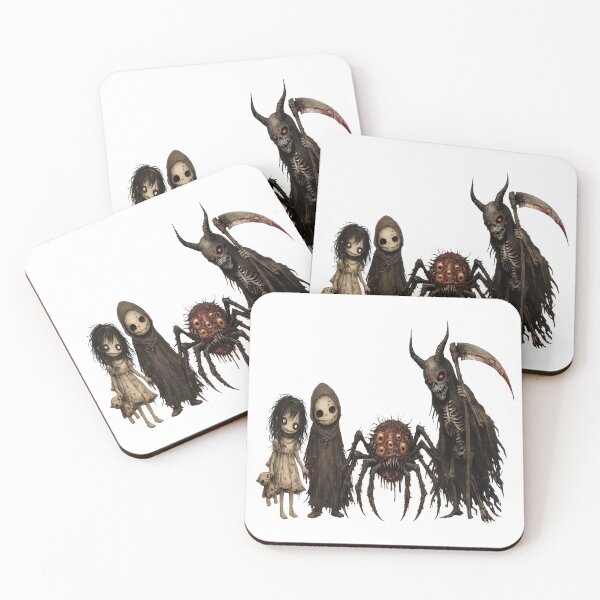 Item preview, Creepy Horror Friends Vol. 2 - Dark Gothic Nightmare Art designed and sold by myforestfog.