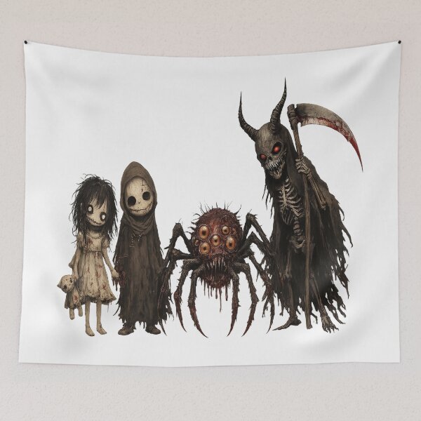 Item preview, Creepy Horror Friends Vol. 2 - Dark Gothic Nightmare Art designed and sold by myforestfog.