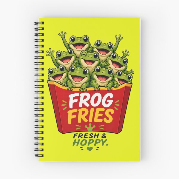 Item preview, Frog Fries – Cute Frogs Fast Food Parody | Funny Frog T-Shirt designed and sold by MWSailingClub.