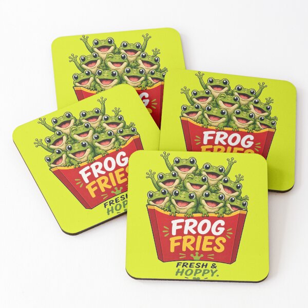 Item preview, Frog Fries – Cute Frogs Fast Food Parody | Funny Frog T-Shirt designed and sold by MWSailingClub.