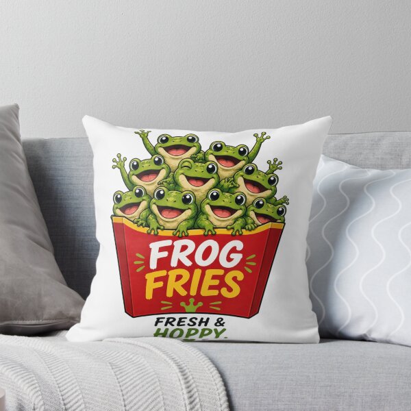 Item preview, Frog Fries – Cute Frogs Fast Food Parody | Funny Frog T-Shirt designed and sold by MWSailingClub.