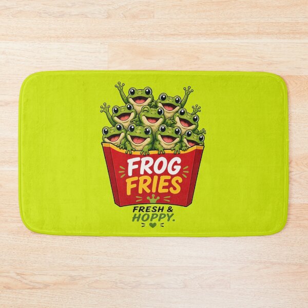 Item preview, Frog Fries – Cute Frogs Fast Food Parody | Funny Frog T-Shirt designed and sold by MWSailingClub.