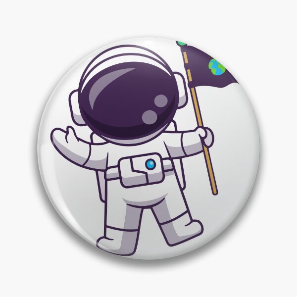 Item preview, Astronaut Holding Earth Flag in Outer Space designed and sold by Heatltyyu.