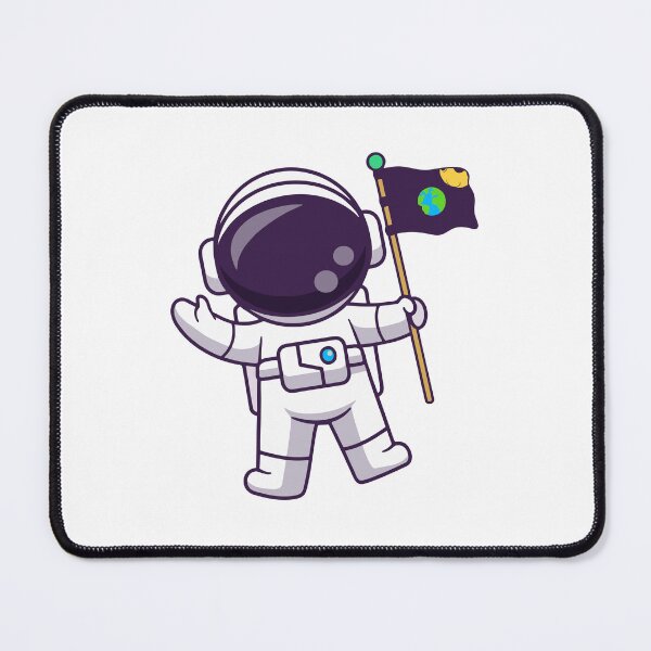 Item preview, Astronaut Holding Earth Flag in Outer Space designed and sold by Heatltyyu.