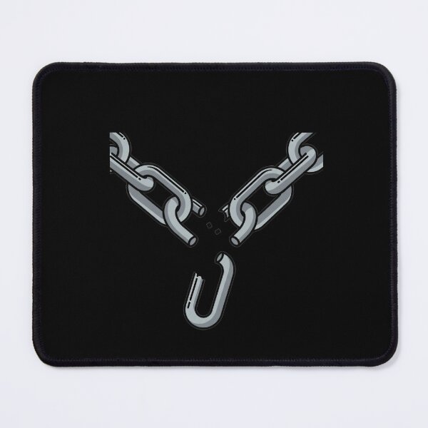 Item preview, Broken Metal Chain Freedom Vector Art designed and sold by AbanoubStore.