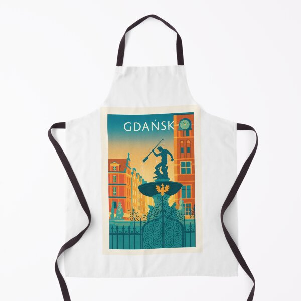 Item preview, Gdańsk Poland Neptune Fountain Art designed and sold by Beyond Destinations.