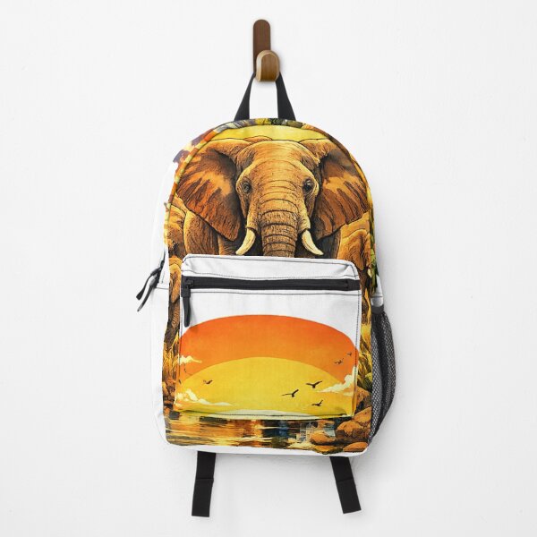 Item preview, African Elephant Sunset Safari Wildlife Nature Landscape Design designed and sold by GarnerSupplyCo.