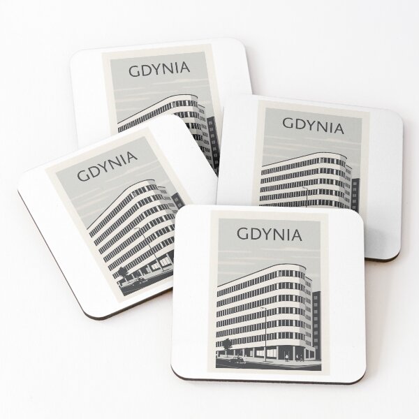 Item preview, Gdynia Modernist Architecture Travel Art designed and sold by Beyond Destinations.