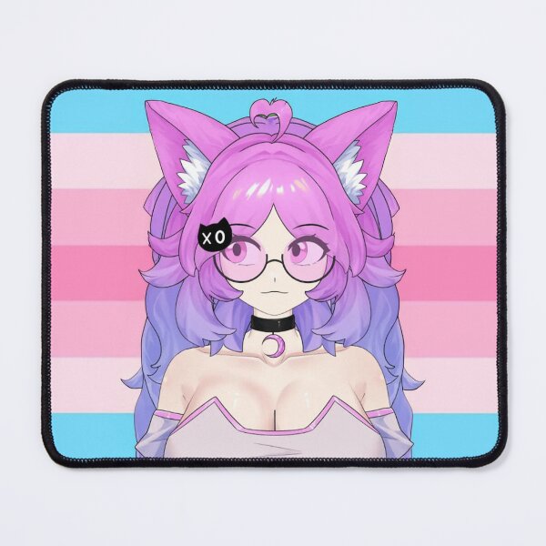Item preview, AvaThroughFire Vtuber Transflag designed and sold by Abstract Finds.