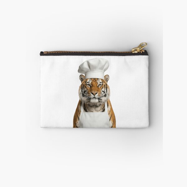 Item preview, Funny Bengal Tiger Chef Realistic Animal Cooking Humor Art designed and sold by LazyOwlStore.