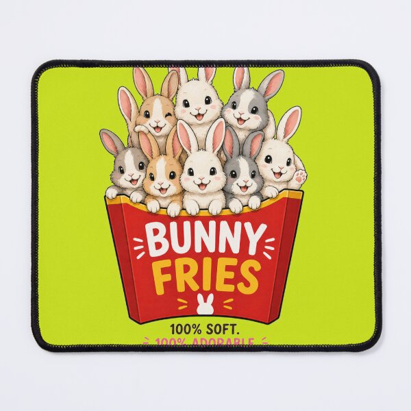 Item preview, Bunny Fries – Cute Rabbits Fast Food Parody | Kawaii Bunny T-Shirt designed and sold by MWSailingClub.