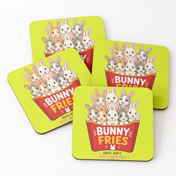 Item preview, Bunny Fries – Cute Rabbits Fast Food Parody | Kawaii Bunny T-Shirt designed and sold by MWSailingClub.