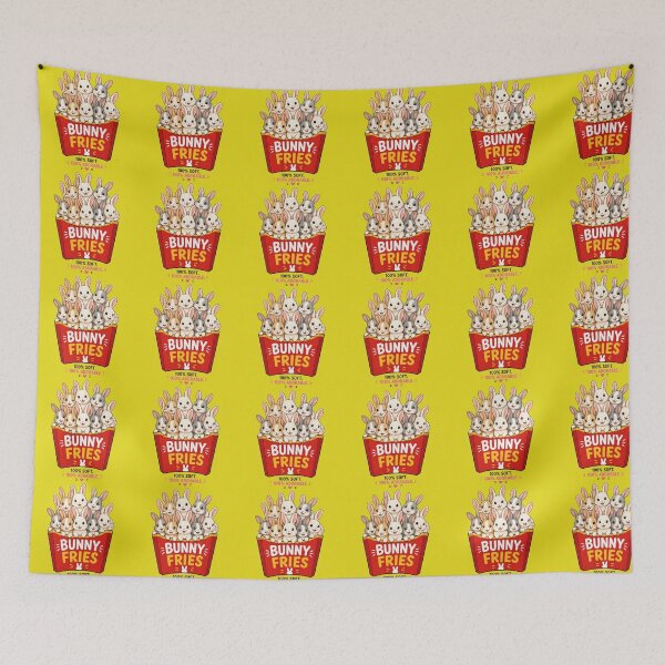 Item preview, Bunny Fries – Cute Rabbits Fast Food Parody | Kawaii Bunny T-Shirt designed and sold by MWSailingClub.