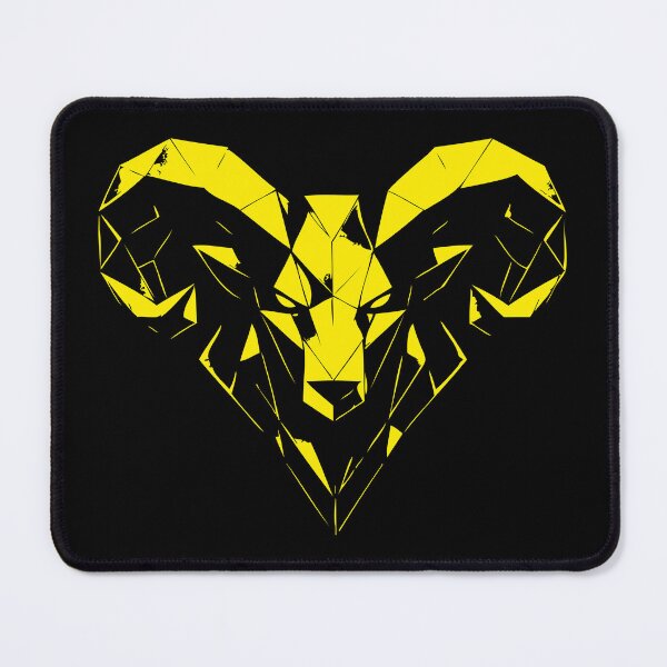 Item preview, Geometric Ram Aries – Strength & Courage designed and sold by ElvisU.