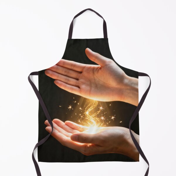 Item preview, Glowing Magic Light Between Human Hands designed and sold by MJMVisuals.